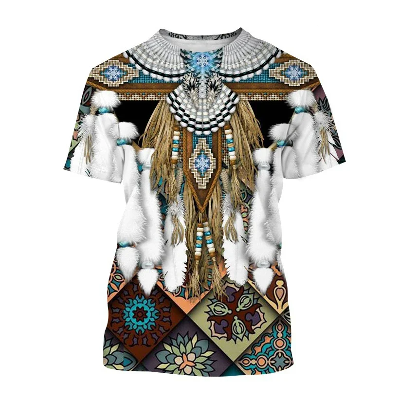 Fashion Ethnic Indian Clothing - Indiase T-shirts Etnische Stijl 3D Print