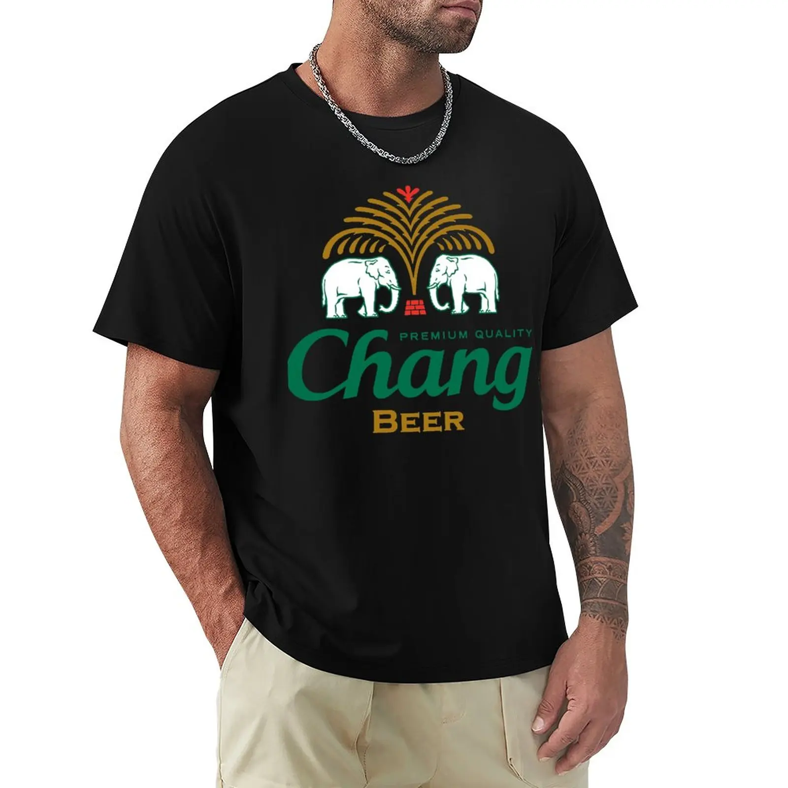 Thai Silk Blouse - Thailand Chang Bierflesetiket ?????? ???? T-Shirt