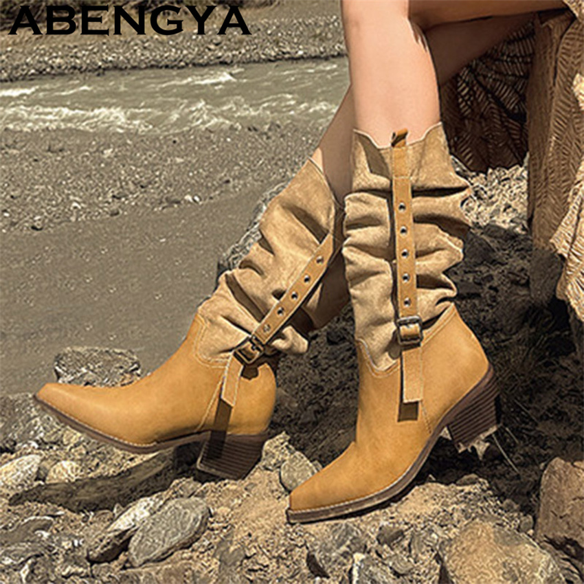 2026 Nieuwe Western Cowboy Kni - New Ethnic Fashion recensie en prijs