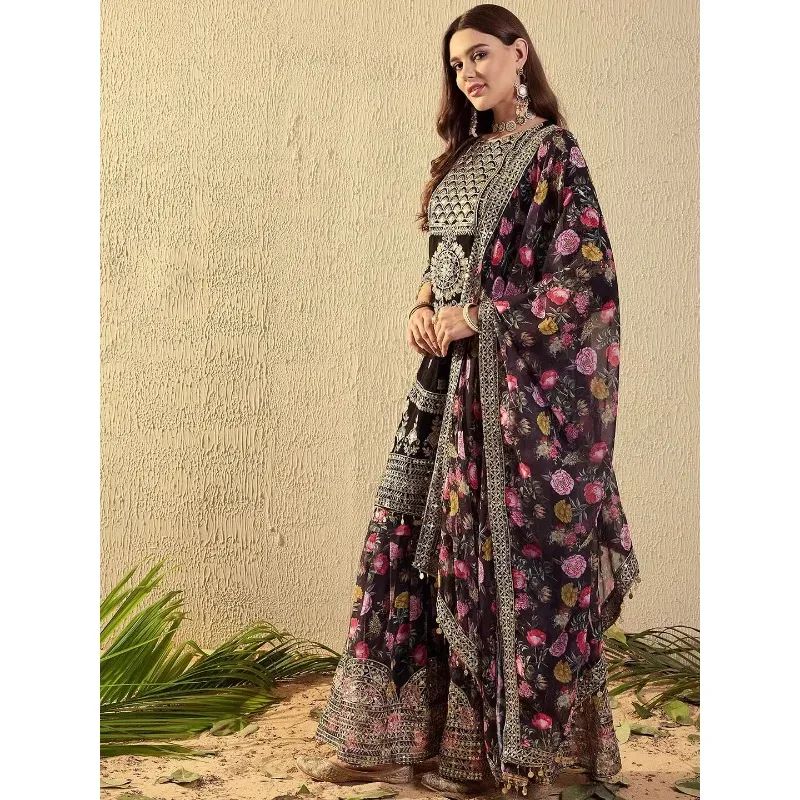 Dames Vintage Indiase zware ge - Salwar Kameez Set recensie en prijs