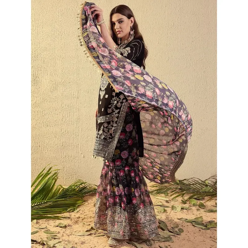 Dames Vintage Indiase zware ge - Salwar Kameez Set recensie en prijs