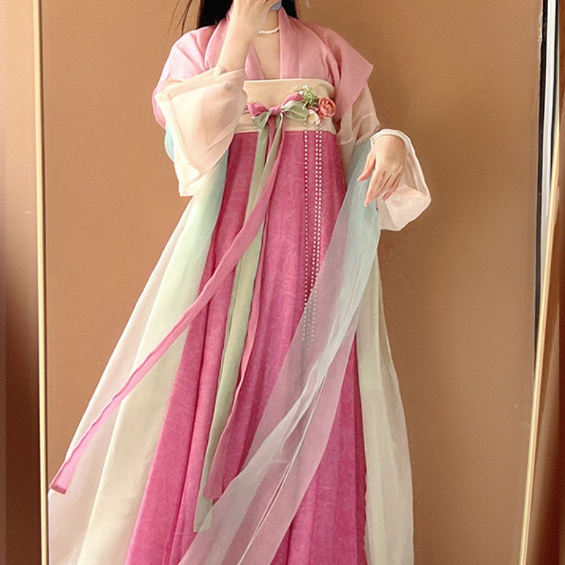 Chinese Traditionele Roze Oran - Ethnic Dress Fashion Show recensie en prijs